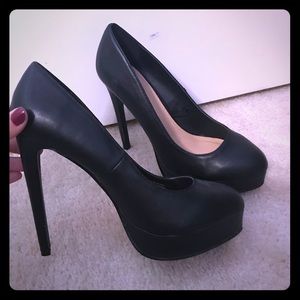 Black platform heels!